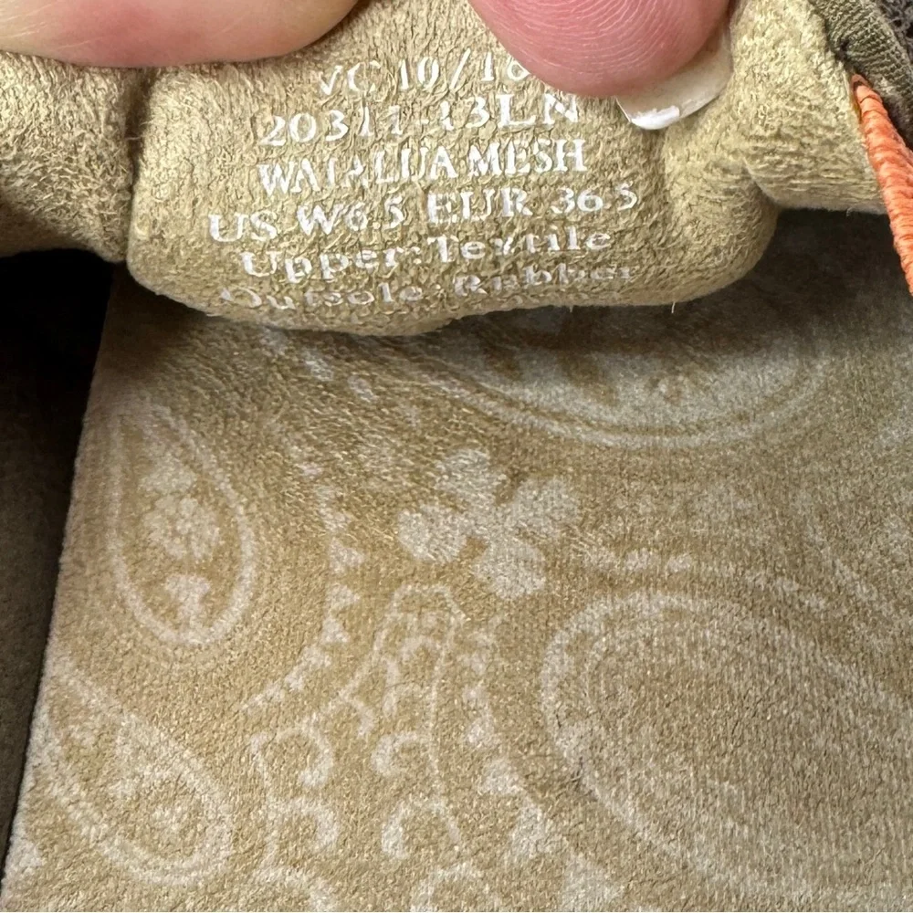 Olukai Flats‎ Women's 6.5 Waialua Mesh Slip-On Brown Beach Casual Shoes Vacation